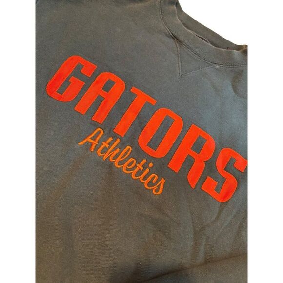 Holloway Gators Athletics Sweatshirt S Cotton/Polyester Green & Orange - Picture 2 of 8